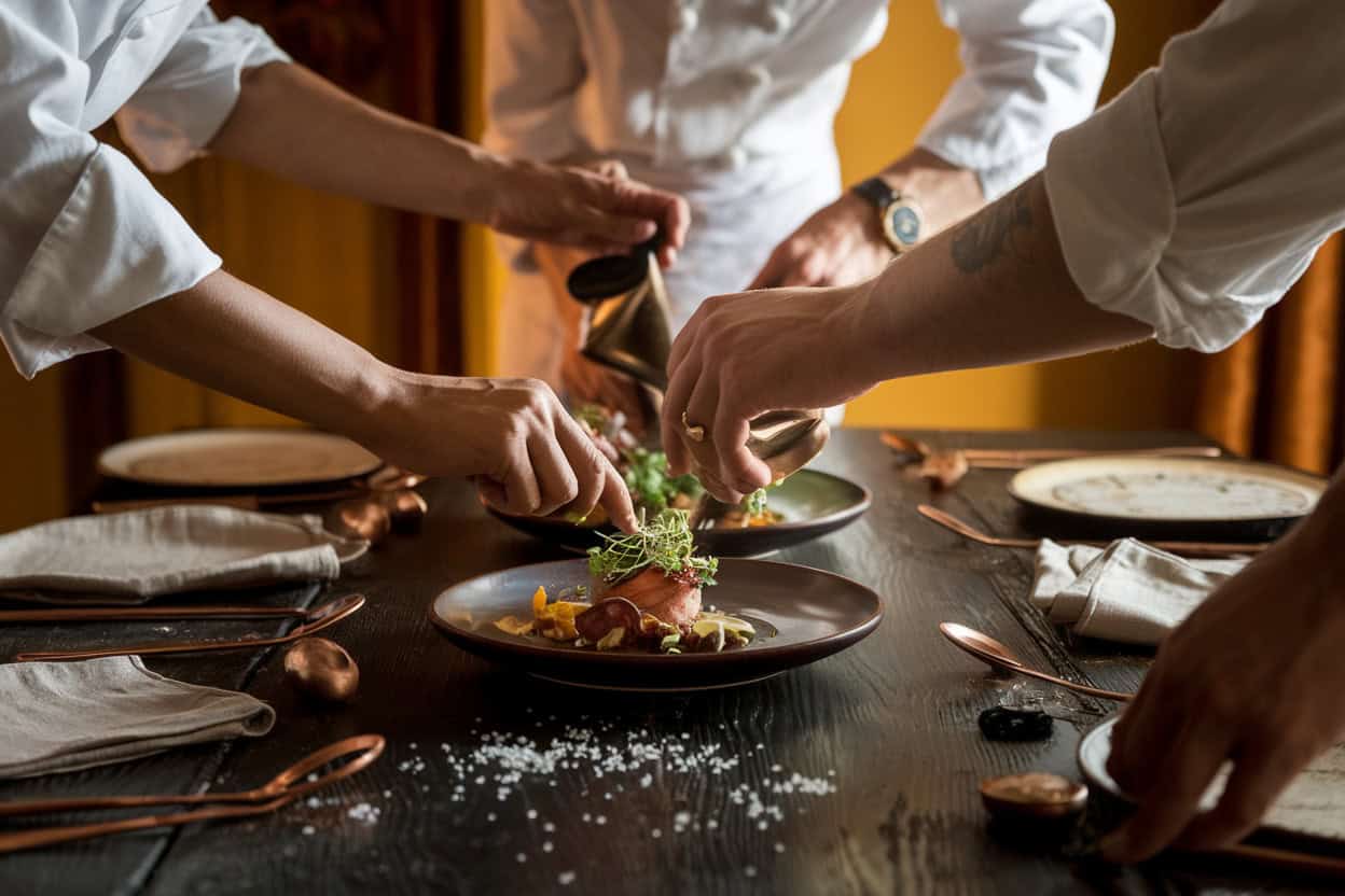 4 chefs