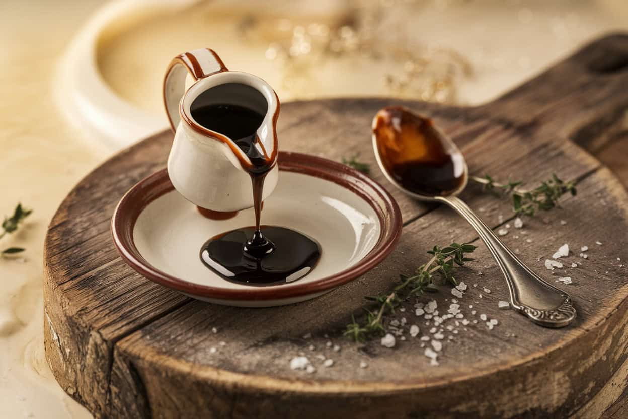 רוטב על בסיס חומץ בלסמי