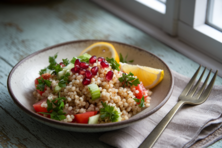 סלט בורגול מתכון 10 דקות