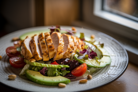 סלט חזה עוף