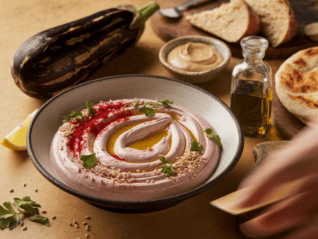 קרם חצילים מתכון
