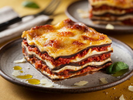 לזניה חצילים 10 דקות