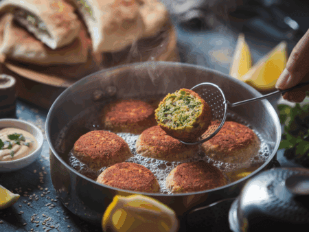 טמפרטורה לטיגון פלאפל