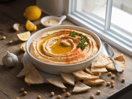 חומוס ביתי משימורים