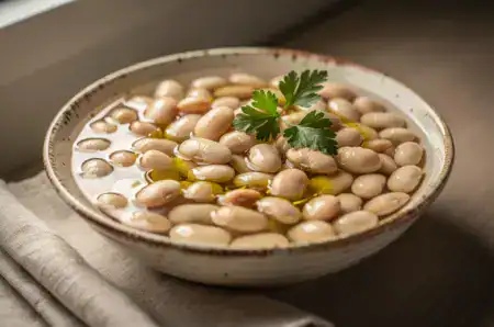 איך משרים שעועית לבנה