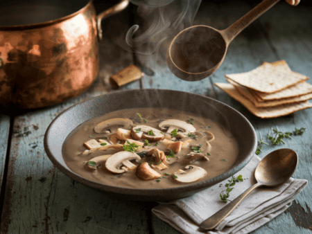 מרק פטריות כשר לפסח