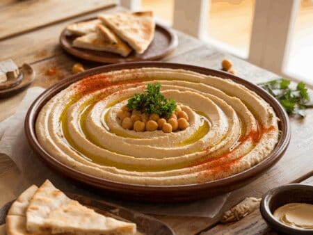 חומוס פתוח