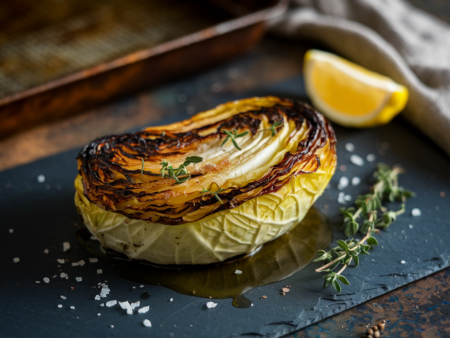 כרוב סטייק בתנור