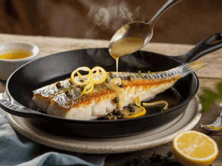 דג לברק במחבת