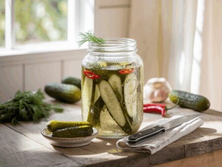 מלפפונים חמוצים מתכון
