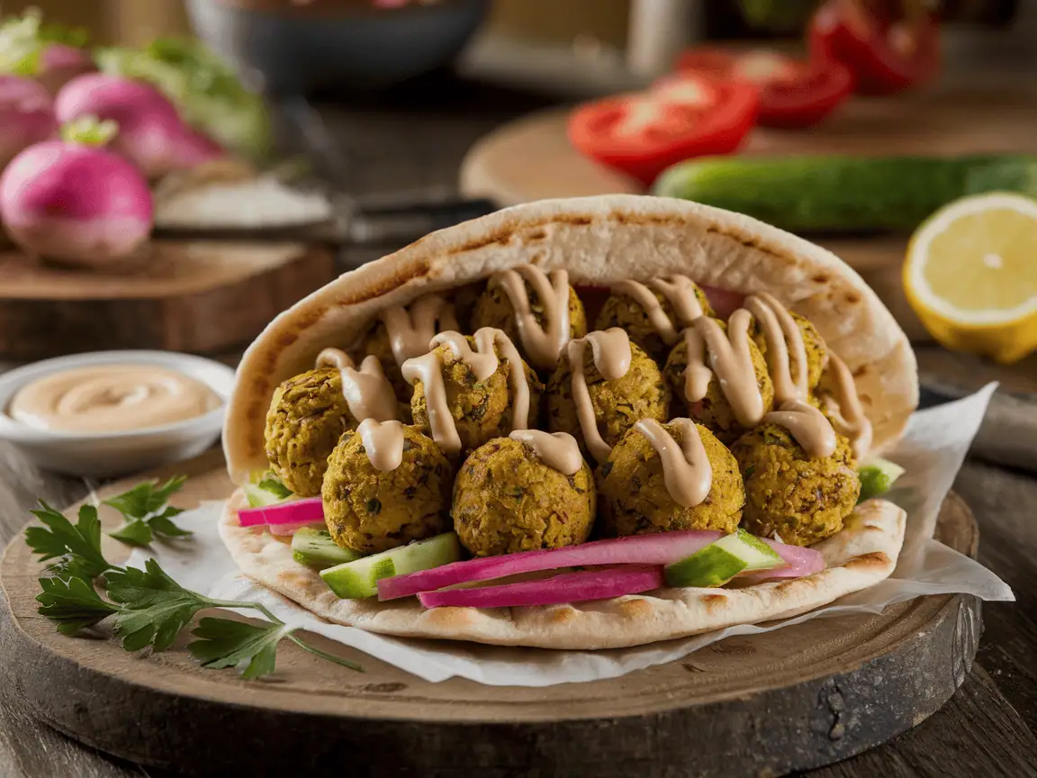 פיתה פלאפל