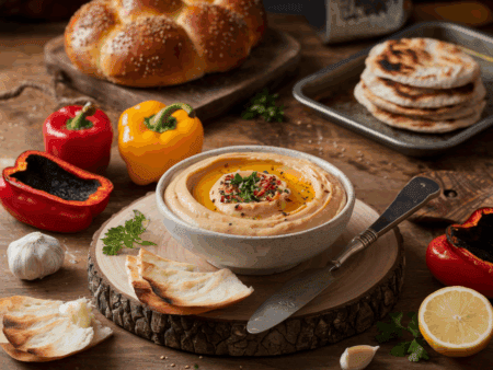 ממרח פלפלים קלויים