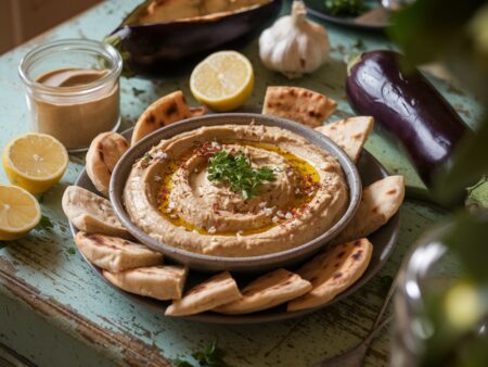 קרם חצילים