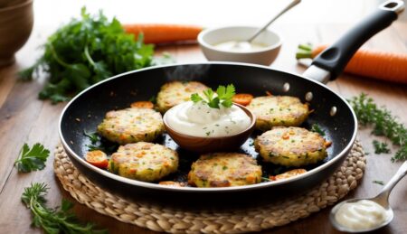 לביבות קישואים וגזר